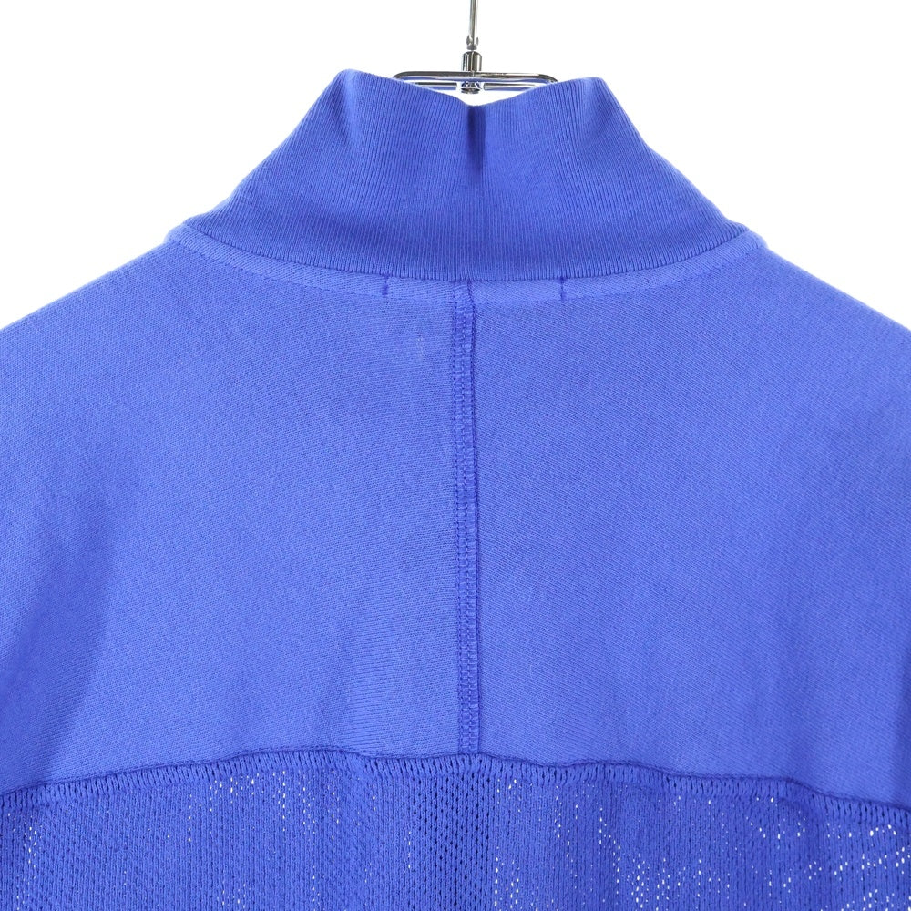 STONE ISLAND(ストーンアイランド) ガーメントダイコットン ハーフジップ長袖シャツ ブルー 701563259