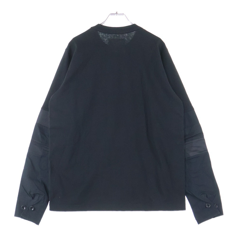 Sacai(サカイ) 21SS COTTON NYLON OXFORD LONG SLEEVE T-SHIRT