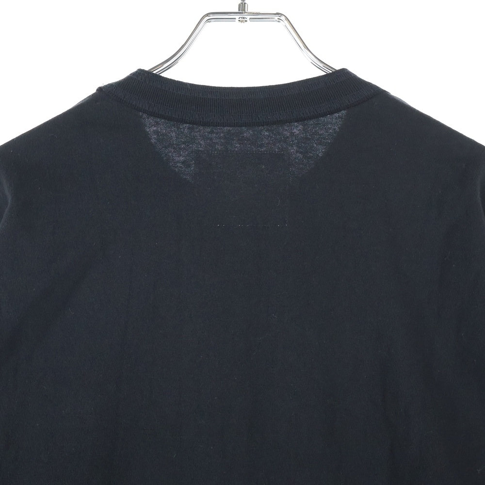 Sacai(サカイ) 21SS COTTON NYLON OXFORD LONG SLEEVE T-SHIRT 袖オックスフォードシャツ切り替え長袖Tシャツ ブラック 21-02515M