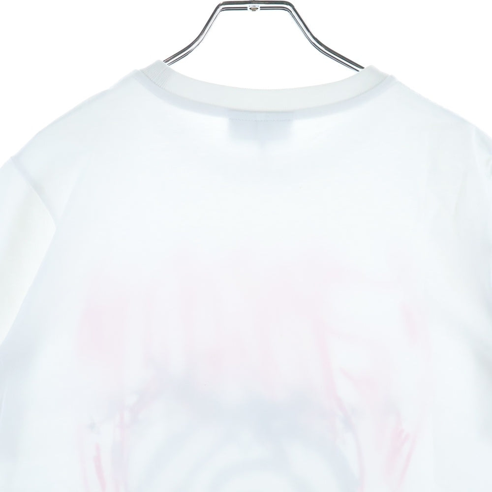GANNI(ガニー) 24SS Basic Jersey Elements Relaxed T-Shirt プリント 半袖Tシャツ ホワイト T3832 レディース