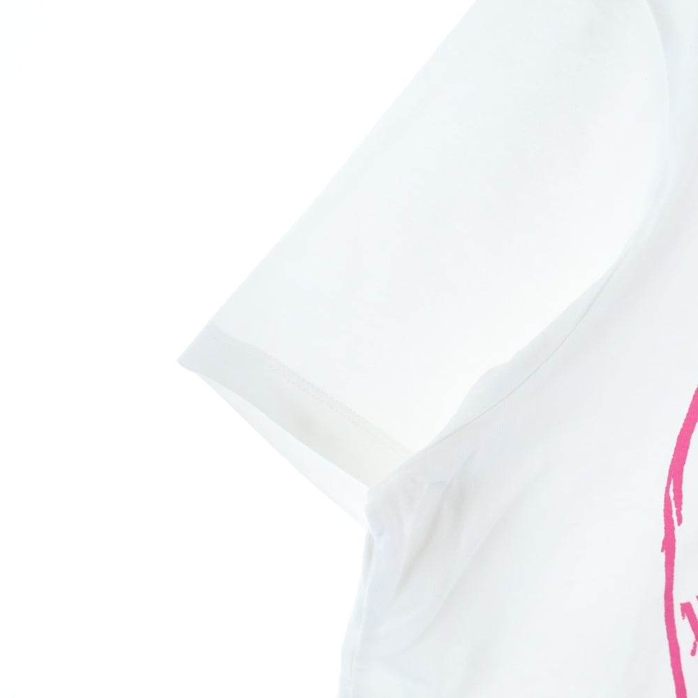 GANNI(ガニー) 24SS Basic Jersey Elements Relaxed T-Shirt プリント 半袖Tシャツ ホワイト T3832 レディース
