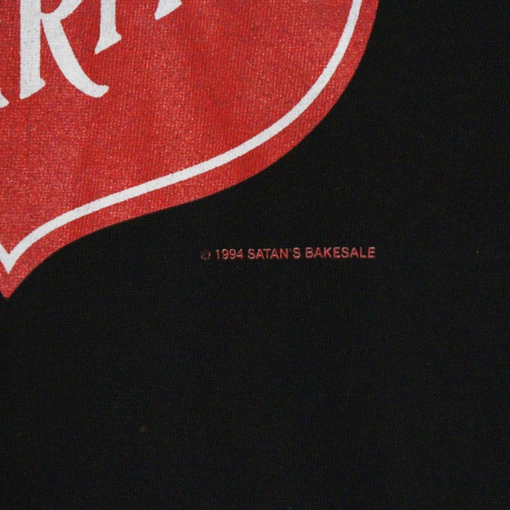 VINTAGE(ヴィンテージ) 90S MARILYN MANSON THE SATANIC ARMY マリリンマンソン サタニックアーミー 両面プリント 半袖Tシャツ ブラック