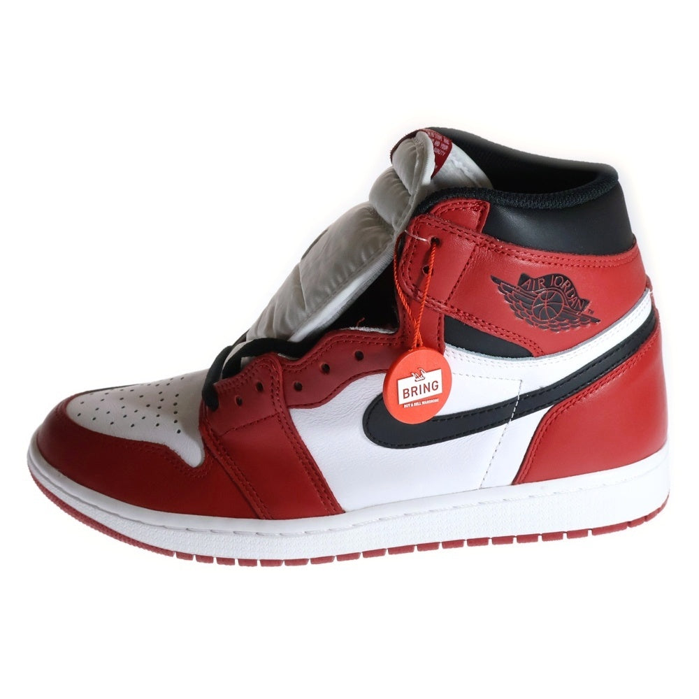 NIKE(ナイキ) AIR JORDAN 1 RETRO HIGH OG CHICAGO 555088-101 2015年製 エアジョーダン1ハイカットスニーカー シカゴ ホワイト/レッド US9.5/27.5cm