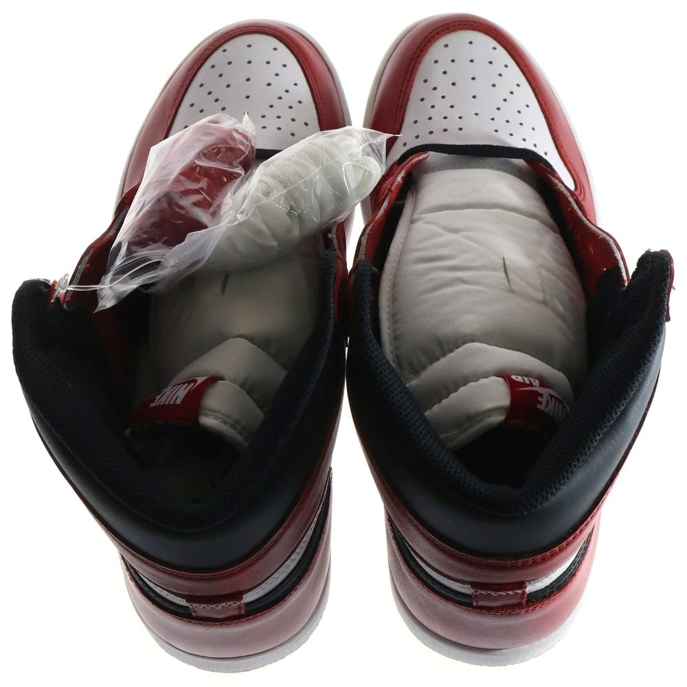 NIKE(ナイキ) AIR JORDAN 1 RETRO HIGH OG CHICAGO 555088-101 2015年製 エアジョーダン1ハイカットスニーカー シカゴ ホワイト/レッド US9.5/27.5cm