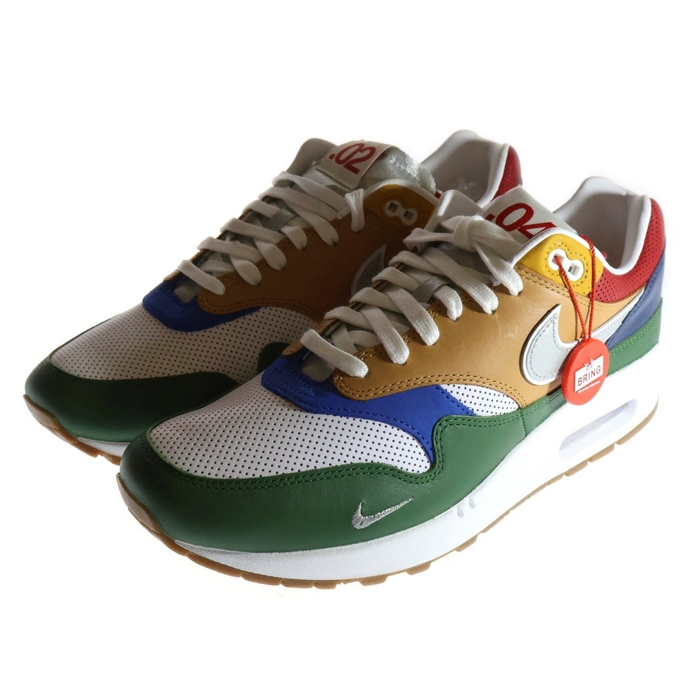 NIKE(ナイキ) ×Premium Goods Air Max 1 White/Forest Green II6235-100 718足限定 プレミアムグッズ エアマックス1 ホワイト フォレストグリーン US9.5/27.5cm