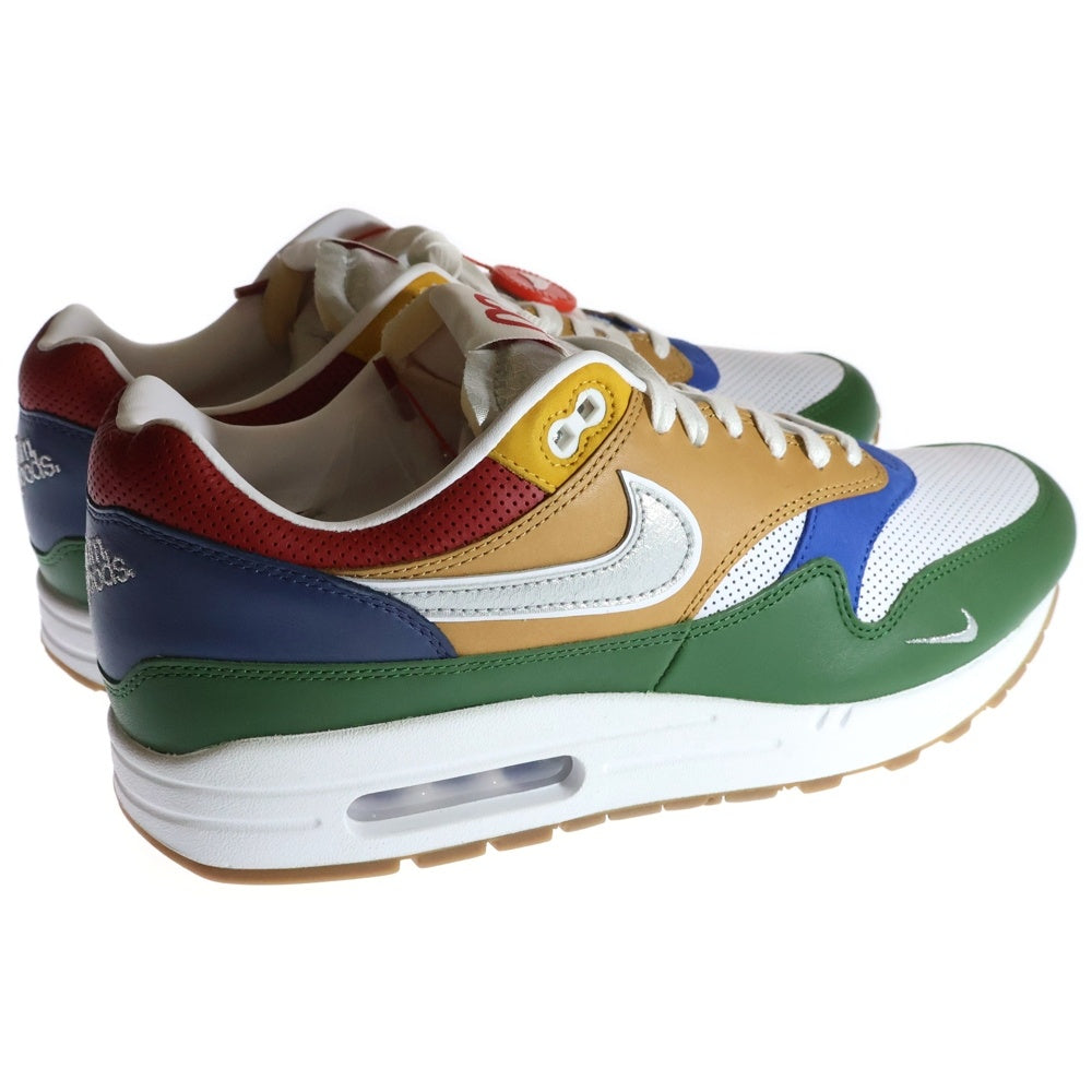NIKE(ナイキ) ×Premium Goods Air Max 1 White/Forest Green II6235-100 718足限定 プレミアムグッズ エアマックス1 ホワイト フォレストグリーン US9.5/27.5cm