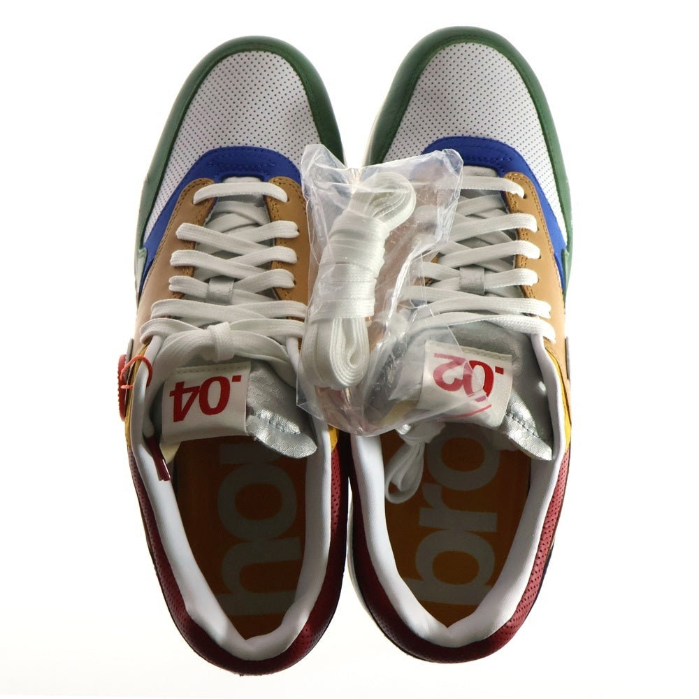 NIKE(ナイキ) ×Premium Goods Air Max 1 White/Forest Green II6235-100 718足限定 プレミアムグッズ エアマックス1 ホワイト フォレストグリーン US9.5/27.5cm
