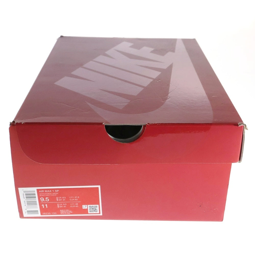 NIKE(ナイキ) ×Premium Goods Air Max 1 White/Forest Green II6235-100 718足限定 プレミアムグッズ エアマックス1 ホワイト フォレストグリーン US9.5/27.5cm