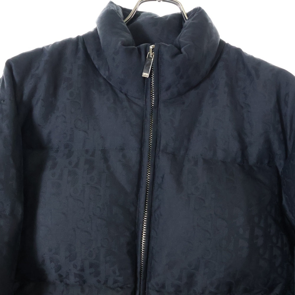 Christian Dior(クリスチャンディオール) オブリーク柄 ダブルジッパー ダウンジャケット ブラック 513C413A6479