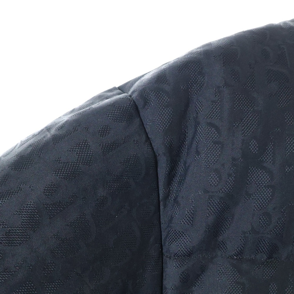 Christian Dior(クリスチャンディオール) オブリーク柄 ダブルジッパー ダウンジャケット ブラック 513C413A6479