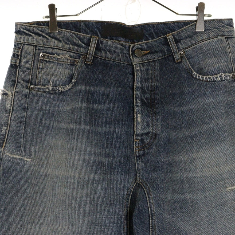 NO/FAITH STUDIOS(ノーフェイスストゥディオス) BASIC USED DENIM ダメージ加工 デニムパンツ