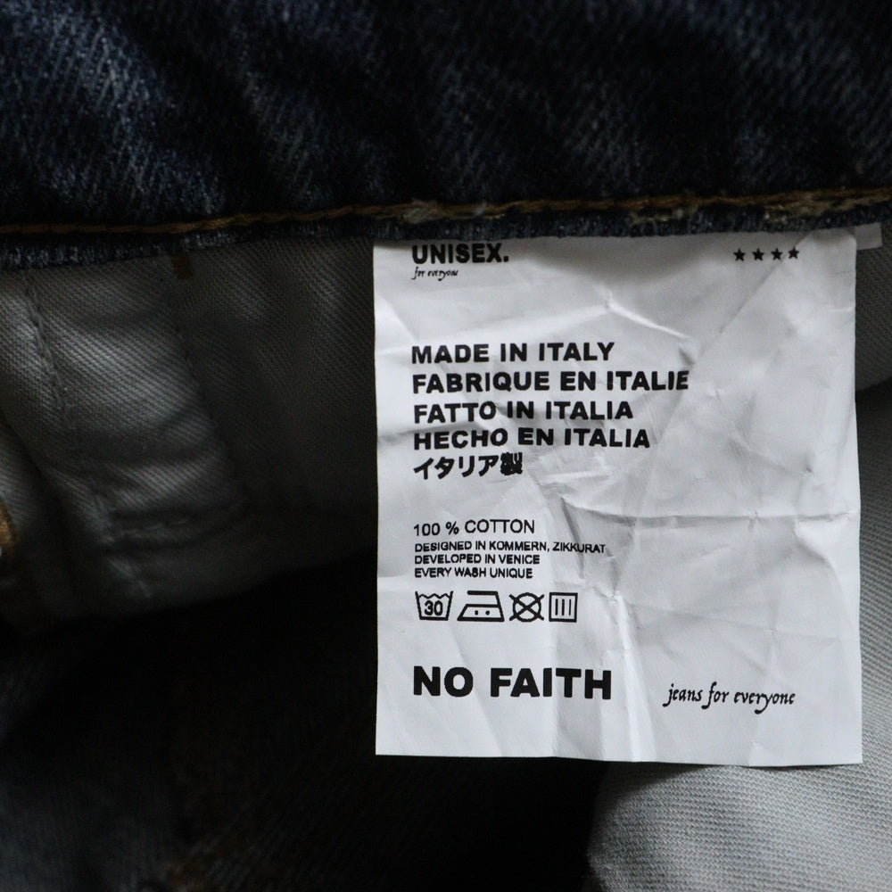 NO/FAITH STUDIOS(ノーフェイスストゥディオス) BASIC USED DENIM ダメージ加工 デニムパンツ