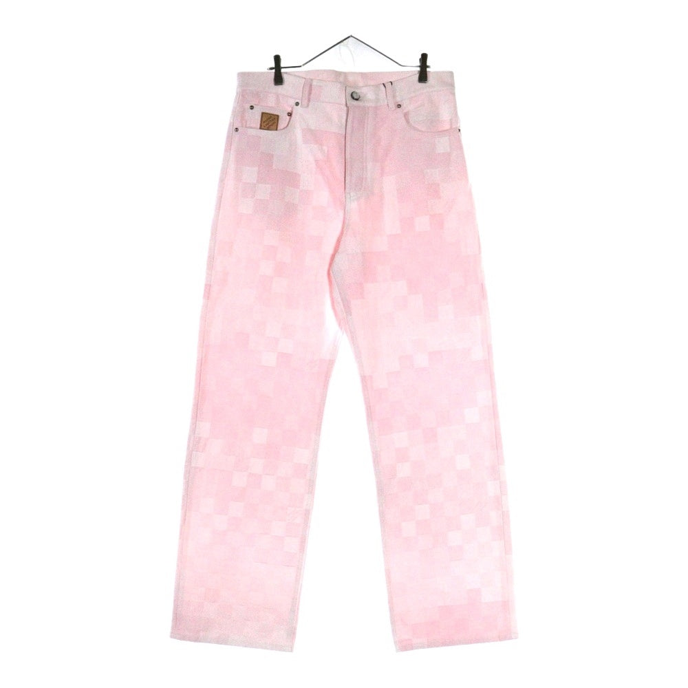 LOUIS VUITTON(ルイヴィトン) 25AW ダモフラージュ デニムスケートパンツ 5ポケットデニム ピンク