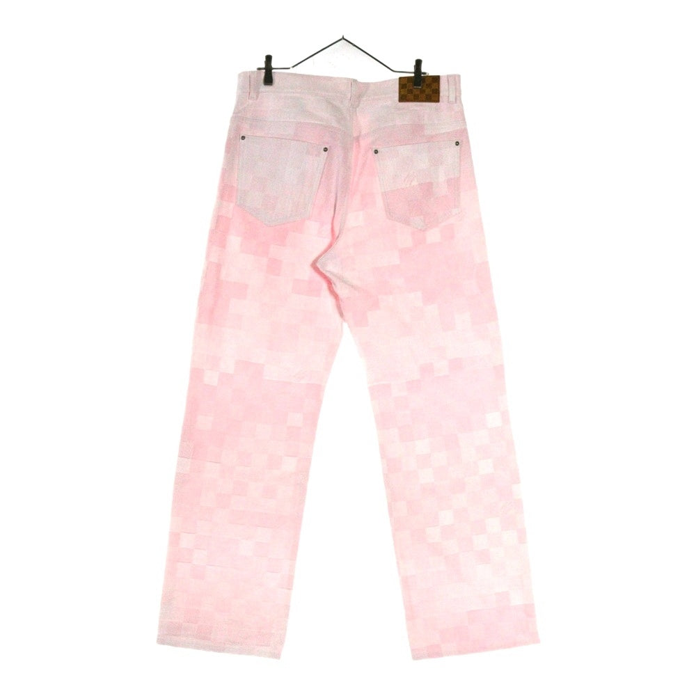 LOUIS VUITTON(ルイヴィトン) 25AW ダモフラージュ デニムスケートパンツ 5ポケットデニム ピンク