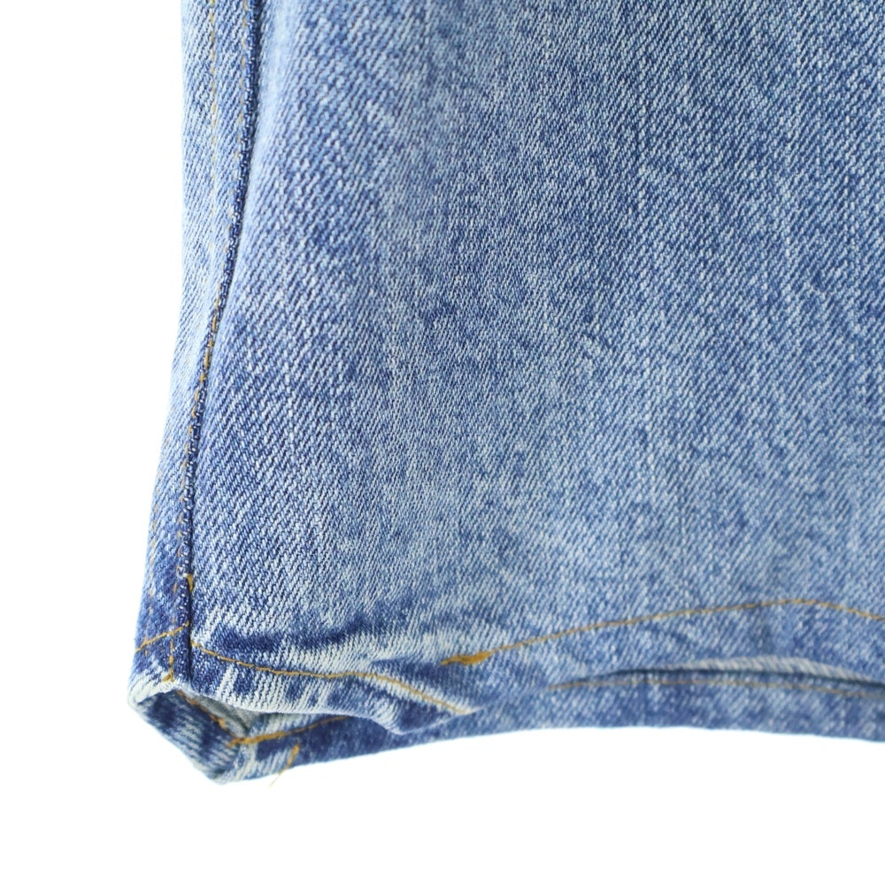 SAINT LAURENT PARIS(サンローランパリ) 23AW Cassandre YSLロゴ刺繍 カサンドラ デニム長袖シャツ インディゴブルー 753029 Y07JA ※タグ欠損