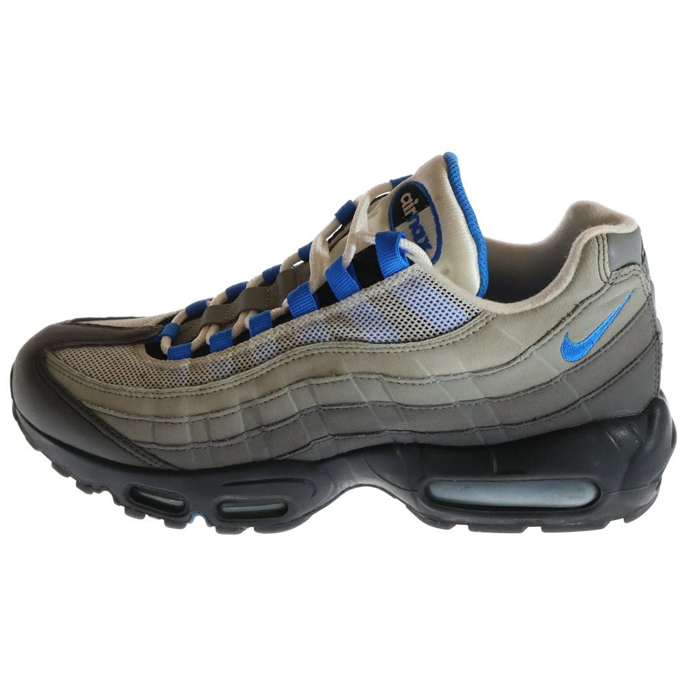 NIKE(ナイキ) Air Max 95 Crystal Blue AT8696-100 エアマックス95 クリスタルブルー ローカットスニーカー ホワイト/ブルー US8/26cm