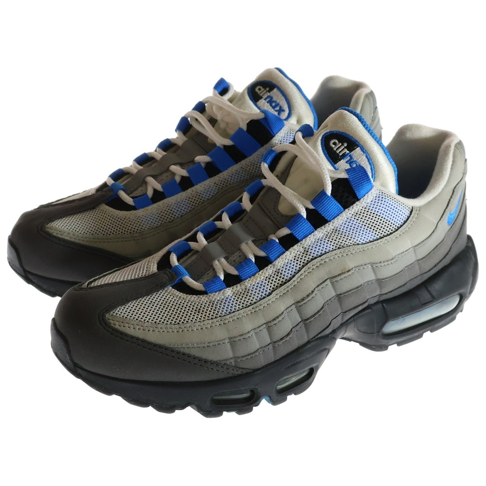 NIKE(ナイキ) Air Max 95 Crystal Blue AT8696-100 エアマックス95 クリスタルブルー ローカットスニーカー ホワイト/ブルー US8/26cm