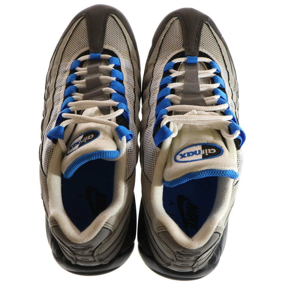 NIKE(ナイキ) Air Max 95 Crystal Blue AT8696-100 エアマックス95 クリスタルブルー ローカットスニーカー ホワイト/ブルー US8/26cm