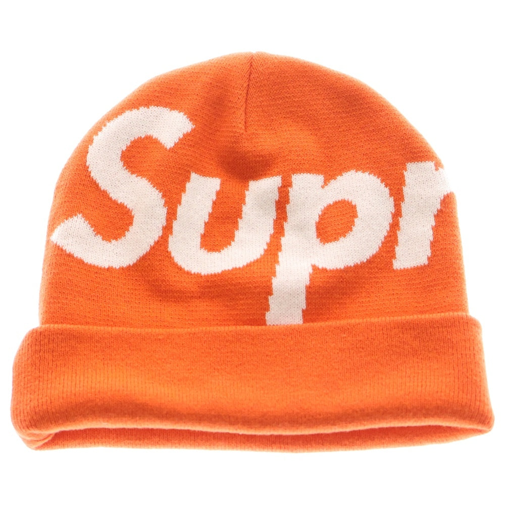 SUPREME(シュプリーム) 24AW Big Logo Beanie ビッグロゴビーニー ニットキャップ オレンジ