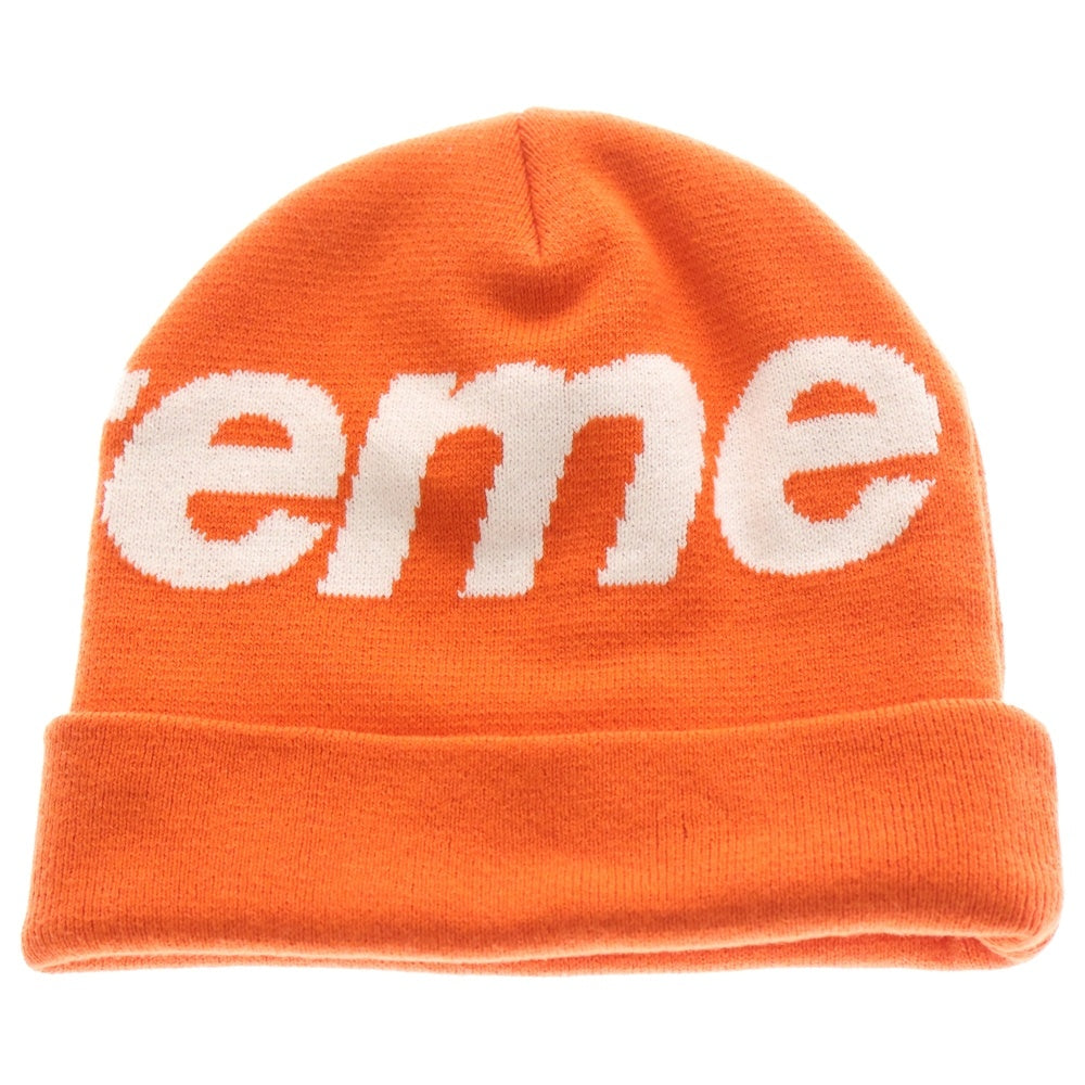 SUPREME(シュプリーム) 24AW Big Logo Beanie ビッグロゴビーニー ニットキャップ オレンジ