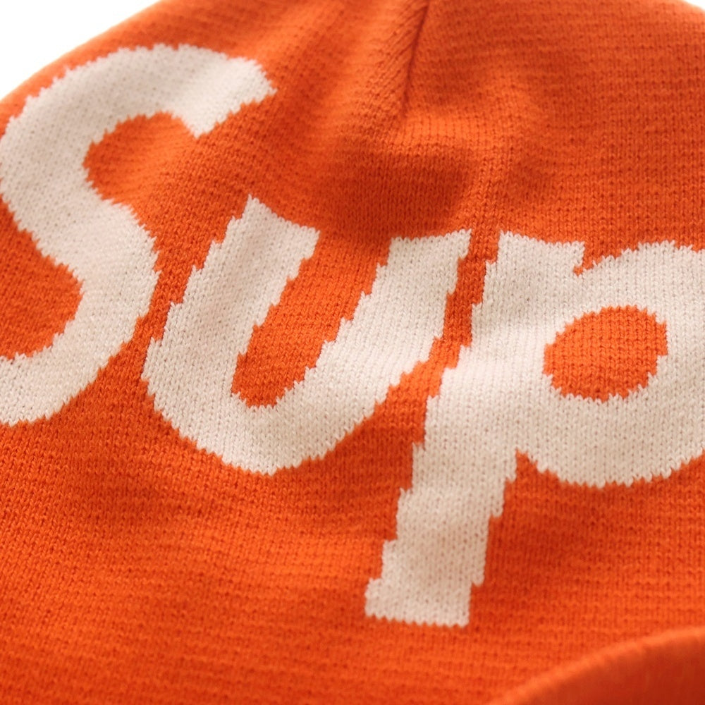 SUPREME(シュプリーム) 24AW Big Logo Beanie ビッグロゴビーニー ニットキャップ オレンジ