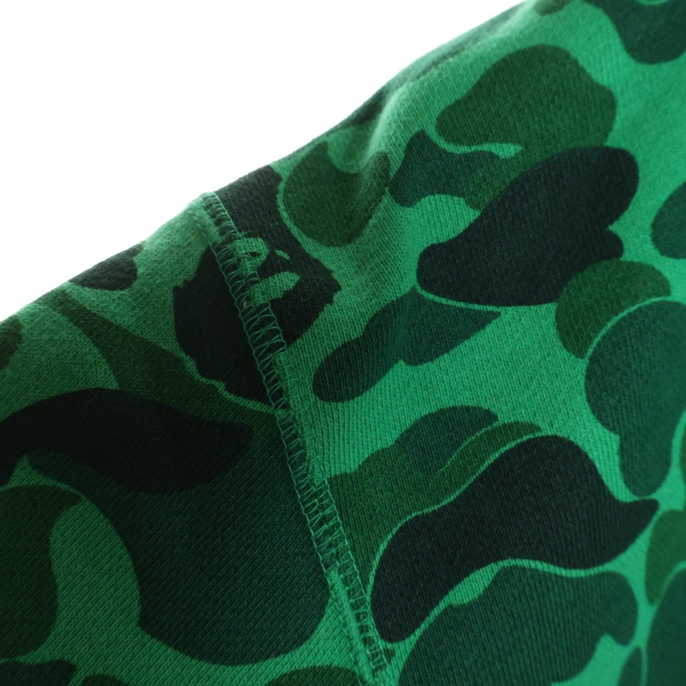 A BATHING APE(アベイシングエイプ) SHIBUYA CAMO SHARK FULL ZIP HOODIE 渋谷限定 カモシャークフルジップフーディー グリーン