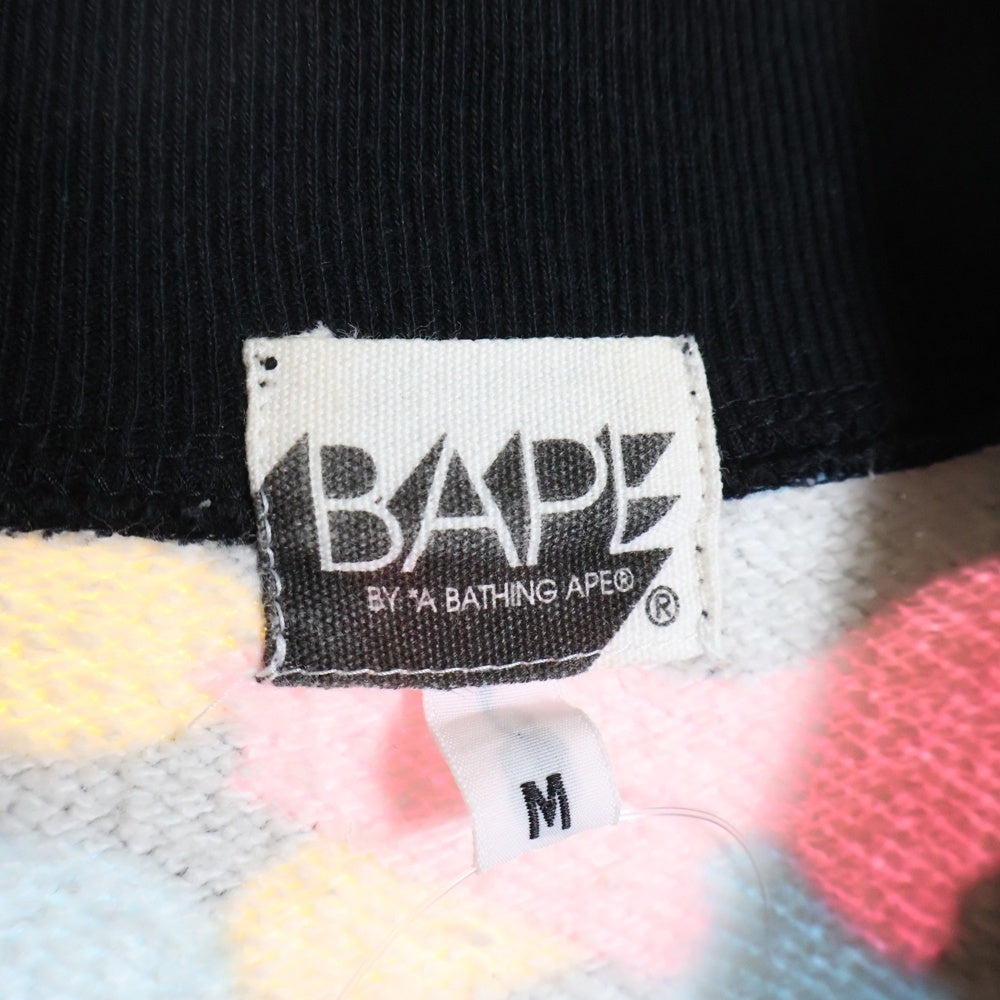 A BATHING APE(アベイシングエイプ) ベイプ マルチカモ スウェットボンバージャケット マルチカラー