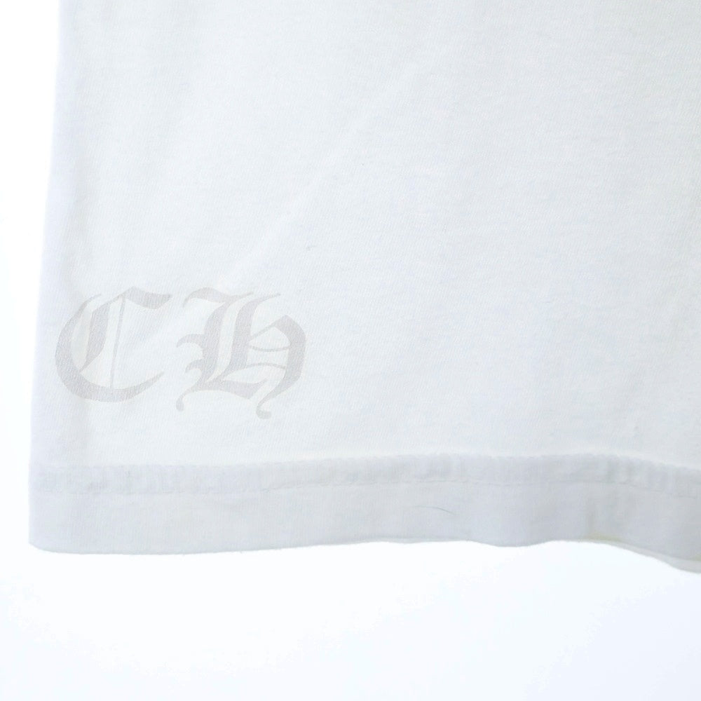CHROME HEARTS(クロムハーツ) Horseshoe S/S Tee ホースシューロゴ半袖Tシャツ ホワイト