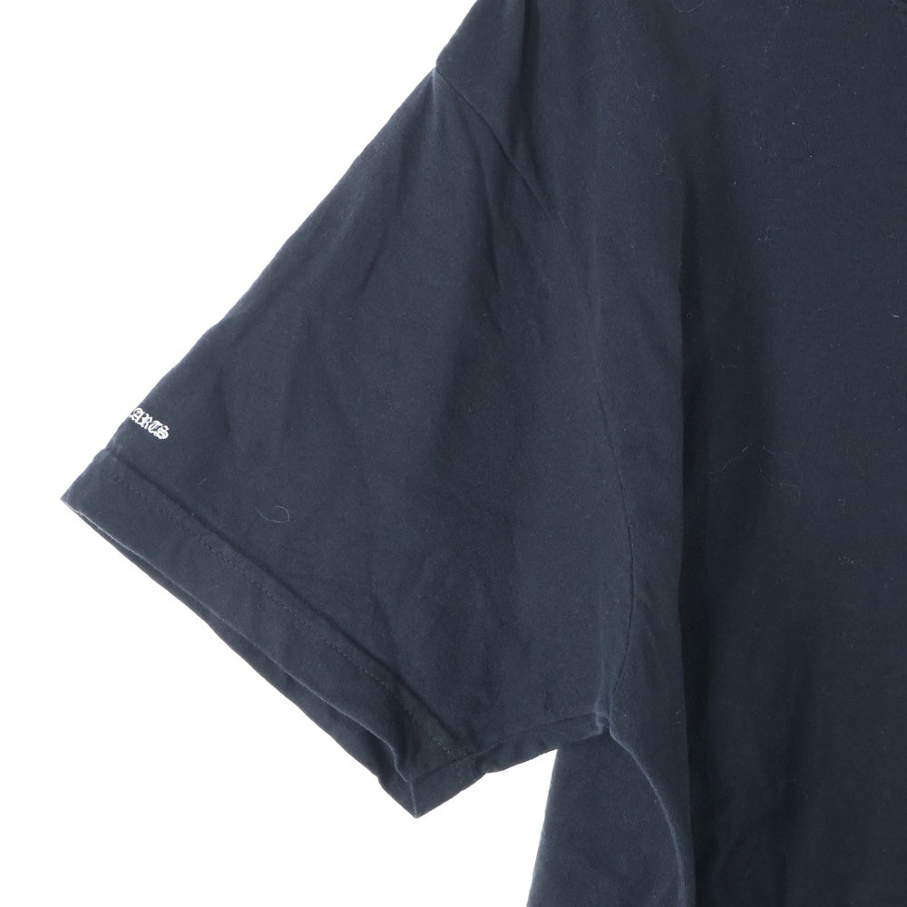 CHROME HEARTS(クロムハーツ) Horseshoe Tee ホースシュー セメタリークロス CHロゴプリント 半袖Tシャツ カットソー ブラック/レッド
