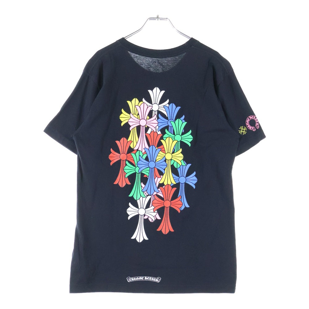 CHROME HEARTS(クロムハーツ) MLTCOL CEM CRS T-SHRT マルチセメタリークロスプリント 半袖Tシャツ カットソー ブラック