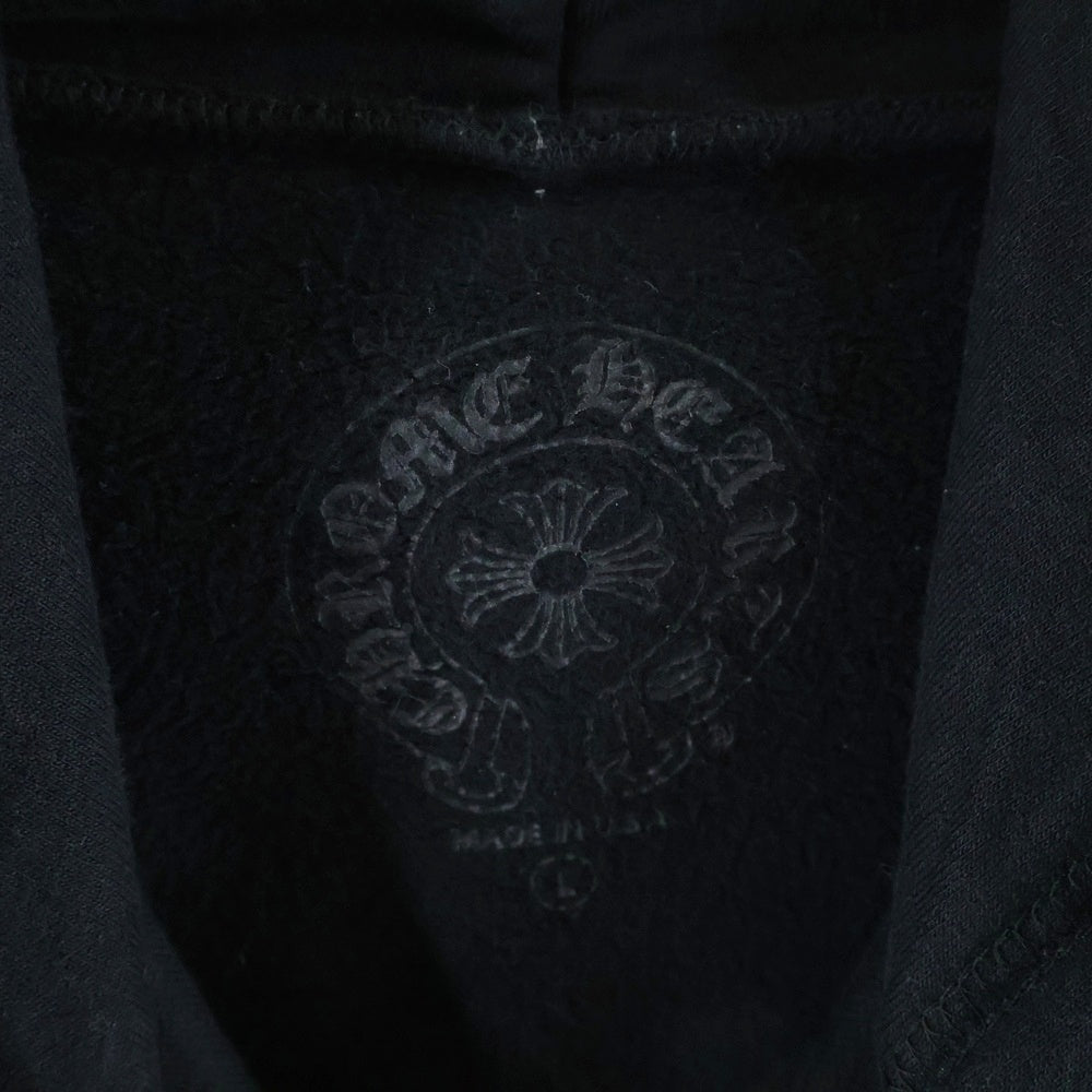 CHROME HEARTS(クロムハーツ) MLTCOL CEM CRS HD PLVR マルチカラーセメタリークロスプリントプルオーバーパーカー ブラック