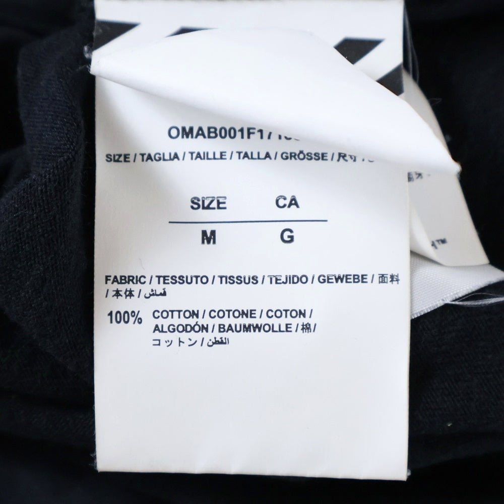 OFF-WHITE(オフホワイト) 17AW L/S T-Shirt 長袖Tシャツ ロンT ブラック OMAB001F17185028