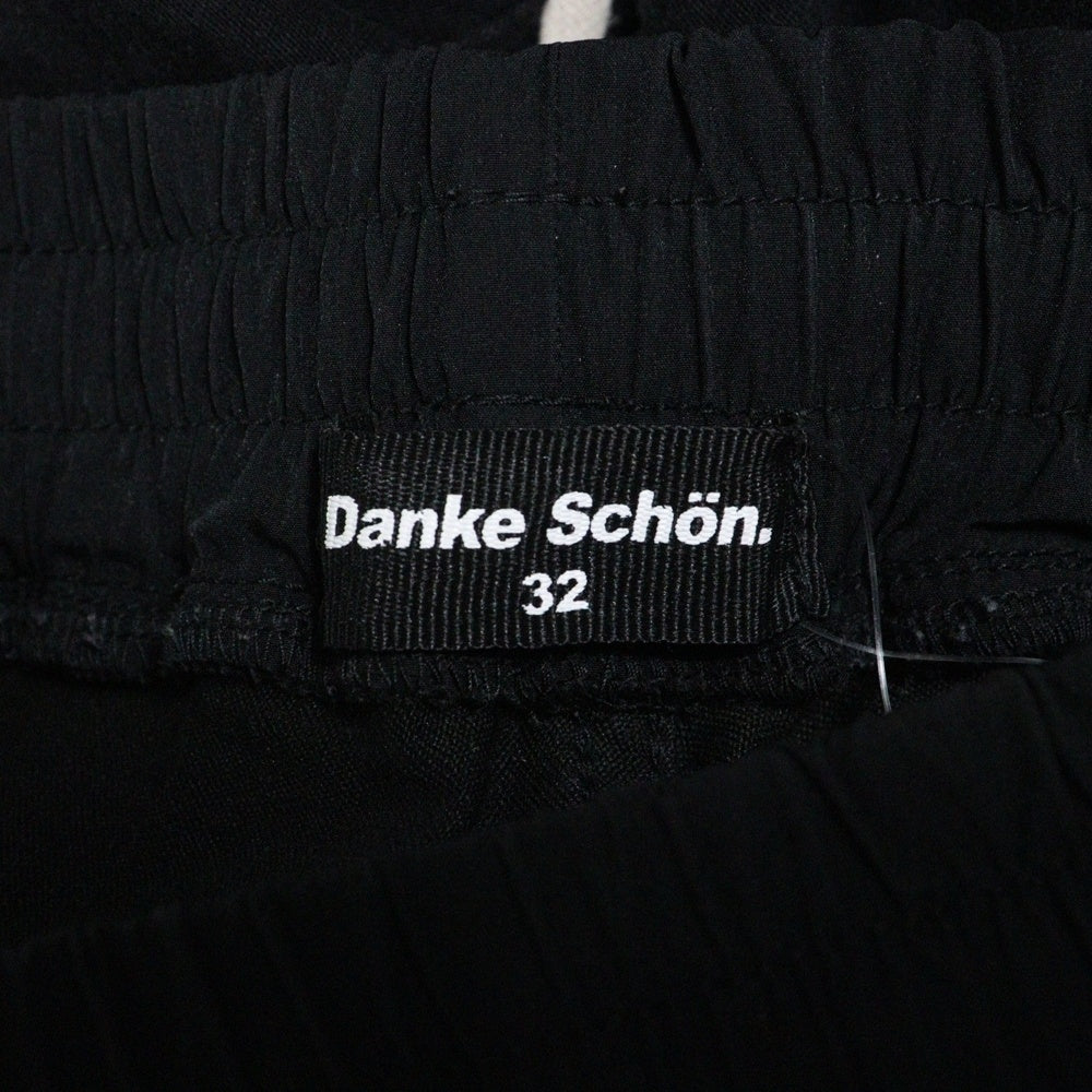 Danke Schon(ダンケシェーン) TC BLACK ZIP CARGO PANTS イージーカーゴパンツ ブラック 22S-PTL031-DS