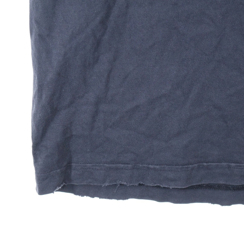 BALENCIAGA(バレンシアガ) 23SS Tape Type T-Shirt テープロゴ ダメージ加工半袖Tシャツ ブラック 739784 TOVA9