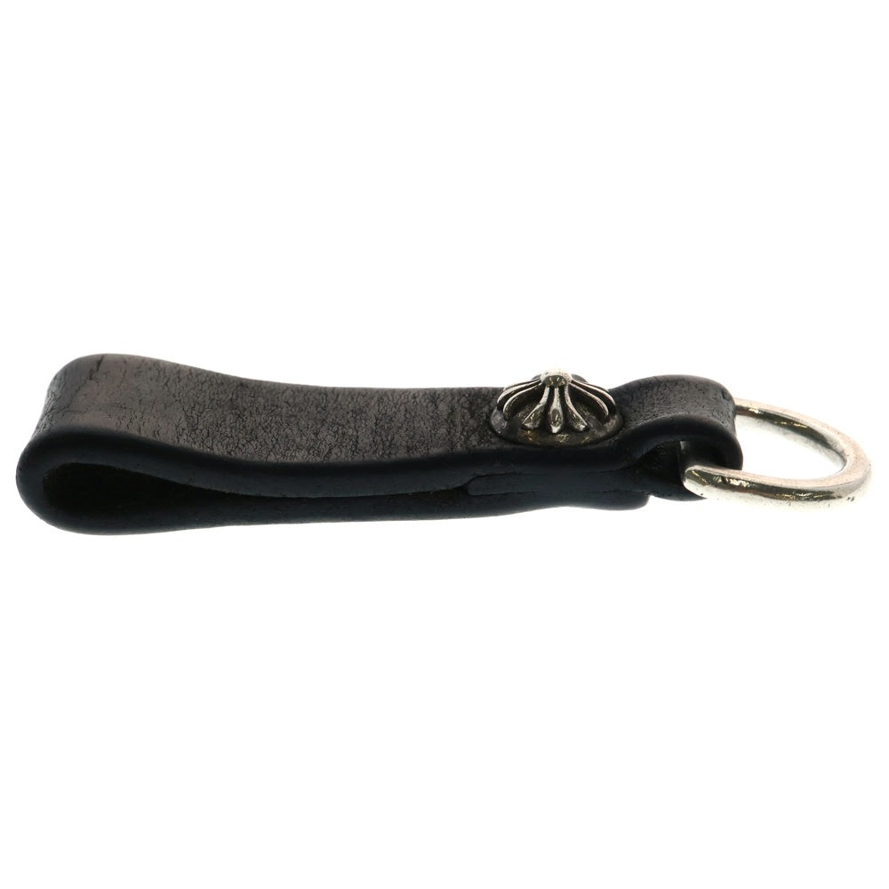 CHROME HEARTS(クロムハーツ) BELT LOOP D RING Dリング クロスボールベルトループ ブラック/シルバー BCA415