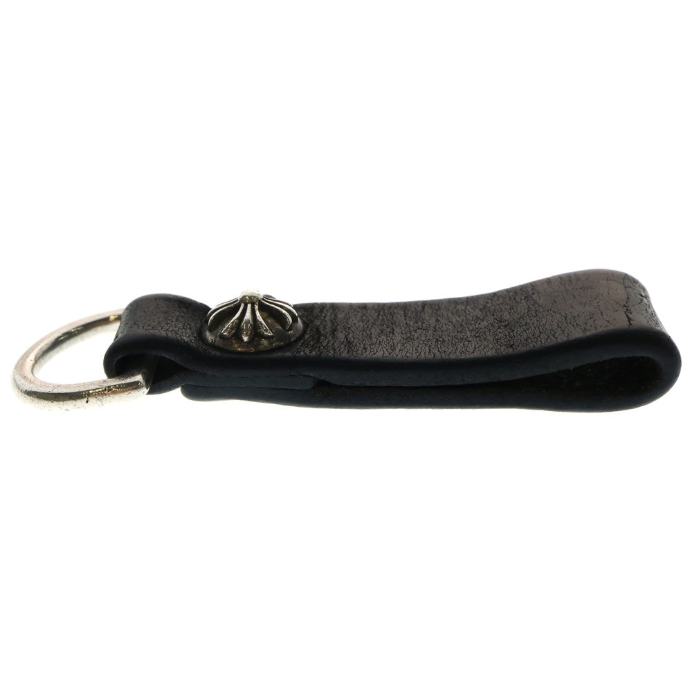 CHROME HEARTS(クロムハーツ) BELT LOOP D RING Dリング クロスボールベルトループ ブラック/シルバー BCA415