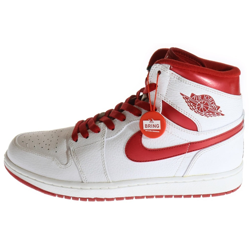 NIKE(ナイキ) 【観賞用 2009年製】 AIR JORDAN 1 RETRO HIGH THINK16 332550-161 エアジョーダン1 レトロハイ シンク16 ハイカットスニーカー ホワイト/レッド US10/28cm