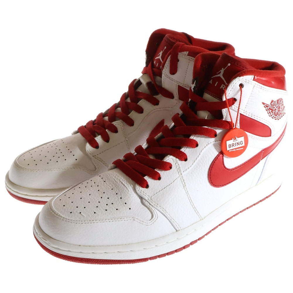 NIKE(ナイキ) 【観賞用 2009年製】 AIR JORDAN 1 RETRO HIGH THINK16 332550-161 エアジョーダン1 レトロハイ シンク16 ハイカットスニーカー ホワイト/レッド US10/28cm