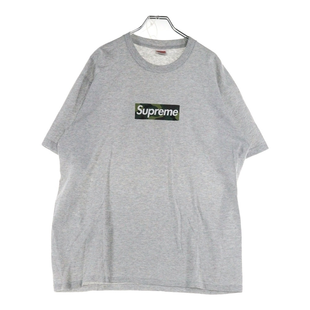 SUPREME(シュプリーム) 23AW Box Logo Tee Camo カモフラージュ 迷彩 ボックスロゴ クルーネック 半袖Tシャツ カットソー グレー