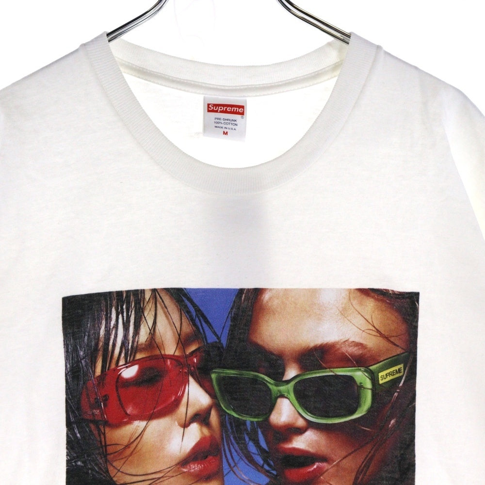 SUPREME(シュプリーム) 23SS Eyewear Tee アイウェア プリント半袖Tシャツ カットソー ホワイト