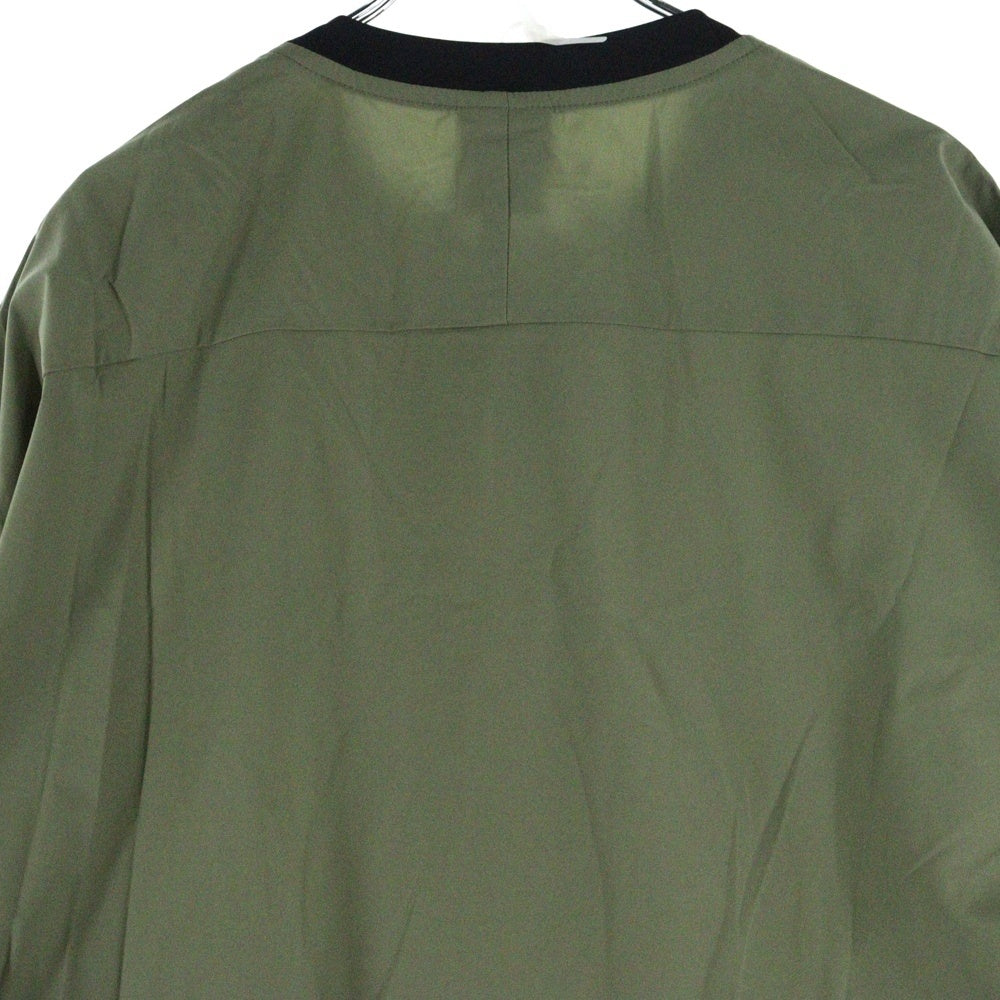 F.C.R.B.(エフシーアールビー) 23SS STRETCH LIGHT WEIGHT PISTE ストレッチライトウェイト プルオーバーシャツ カーキ/ブラック FCRB-230039