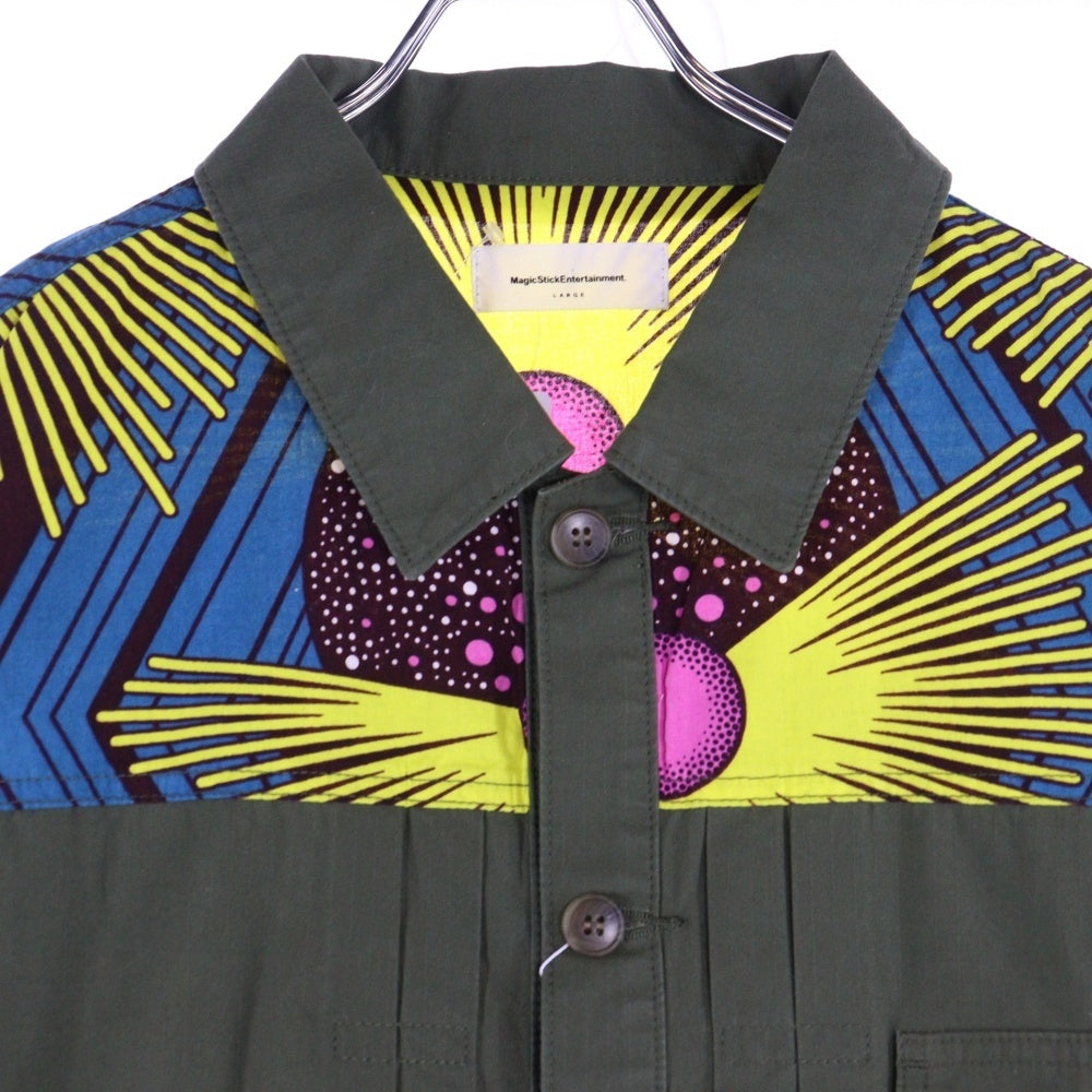 MAGIC STICK(マジックスティック) 20AW AFRICAN 1ST TYPE SHIRT JACKET アフリカンファーストタイプ 長袖シャツ カーキ 20FW-MS8-007