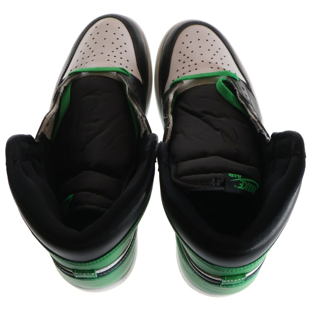 NIKE(ナイキ) AIR JORDAN 1 RETRO HIGH OG LUCKY GREEN DZ5485-031 エアジョーダン1 レトロ ラッキーグリーン ハイカットスニーカー グリーン/ブラック US10/28cm