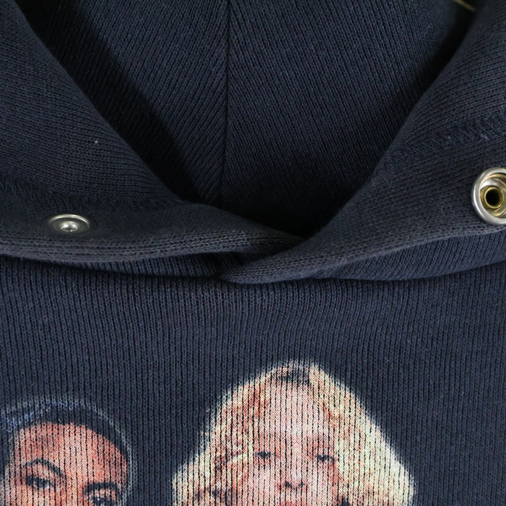BALENCIAGA(バレンシアガ) 19AW Speed Hunters Hoodie スピードハンターズ プルオーバースウェットパーカー フーディー ネイビー 541873 TCV37