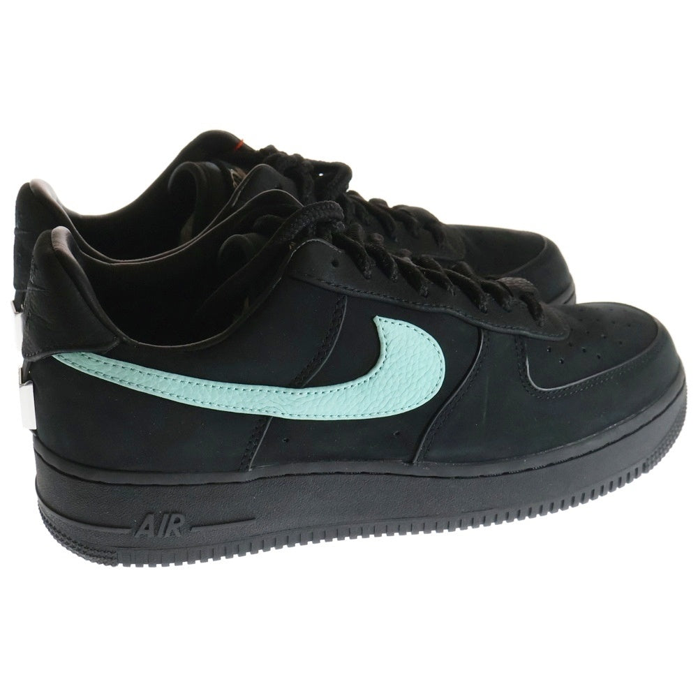 NIKE(ナイキ) ×TIFFANY&CO AIR FORCE 1 LOW 1837 DZ1382-001 ティファニー エアフォース1 ローカットスニーカー ブラック/ティファニーブルー US9/27cm