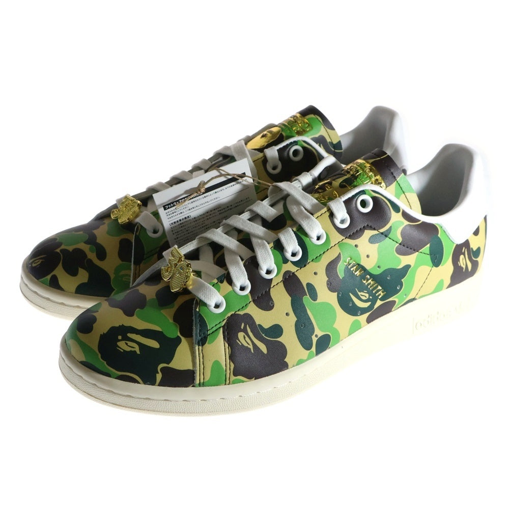 adidas(アディダス) ×STAN SMITH ABC CAMO ア ベイシングエイプ スタンスミス カモ柄 ローカットスニーカー マルチ US9/27cm IG8949