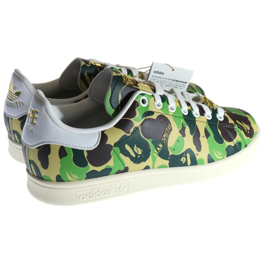 adidas(アディダス) ×STAN SMITH ABC CAMO ア ベイシングエイプ スタンスミス カモ柄 ローカットスニーカー マルチ US9/27cm IG8949