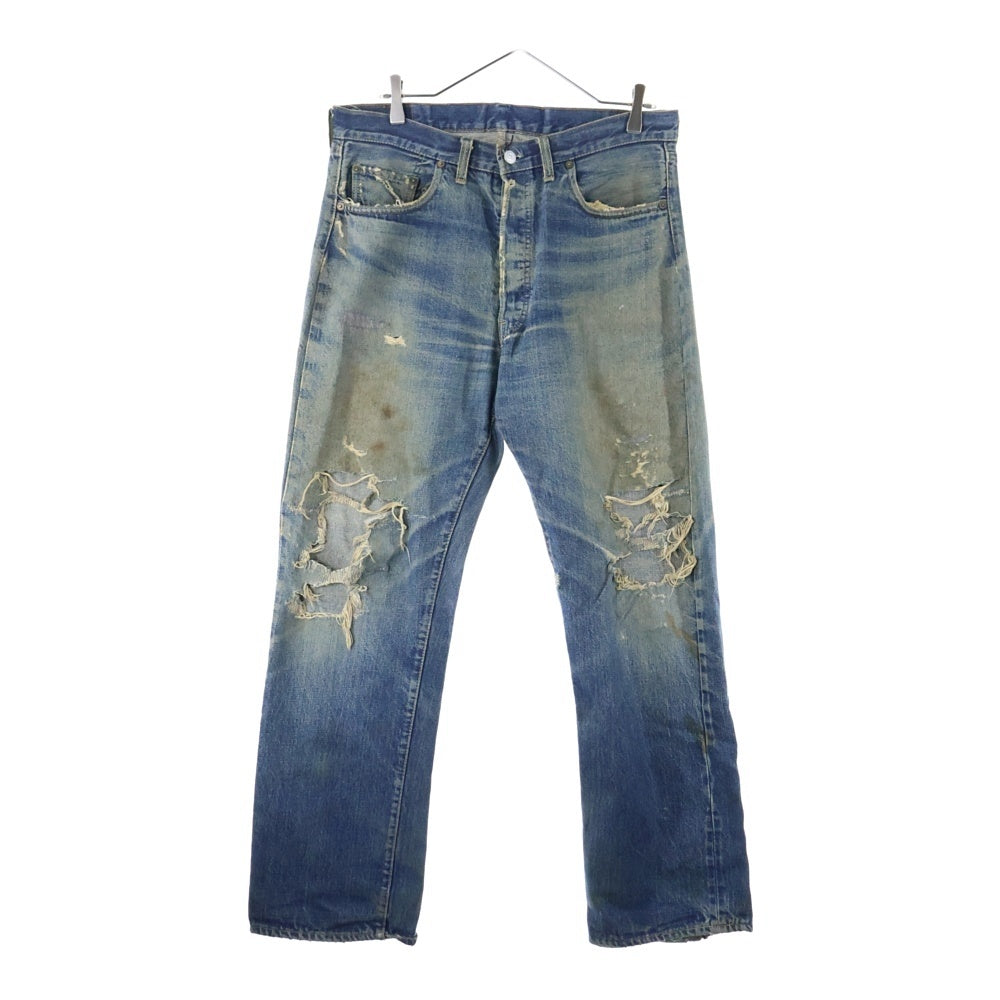 Levi's(リーバイス) 70S VINTAGE 501 66前期 スモールe ボタン裏6 通常R デニムパンツ インディゴ