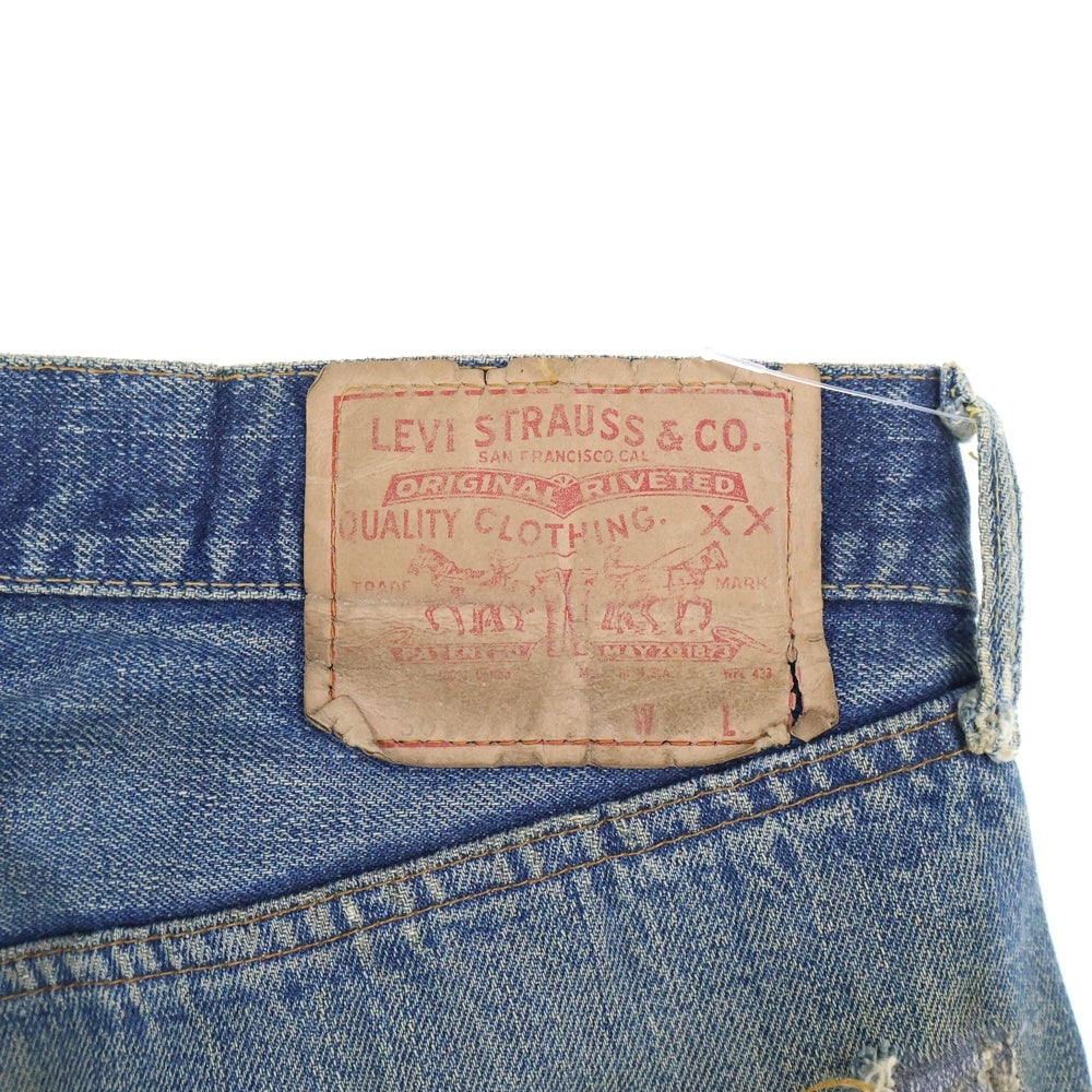 Levi's(リーバイス) 70S VINTAGE 501 66前期 スモールe ボタン裏6 通常R デニムパンツ インディゴ
