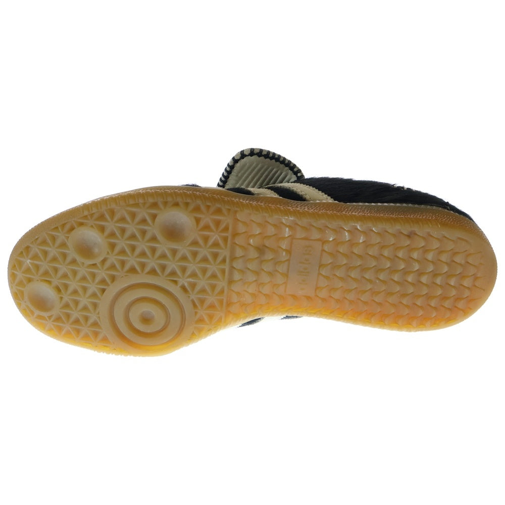 adidas(アディダス) × Wales Bonner Samba Pony Tonal Low ウェールズ・ボナー サンバ ポニー トーナル ハラコ ローカットスニーカー ブラック IE0580 US9.5/27.5